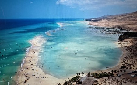 Sotavento Beach, Fuerteventura – Lagoons, Windsurfing and Endless Sand