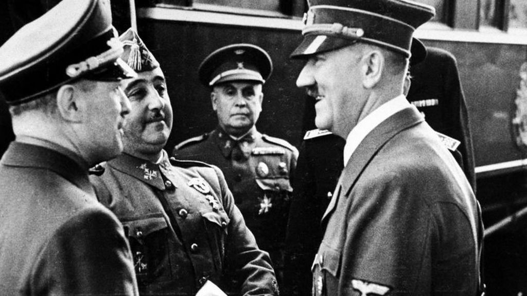 Franco With Adolf Hitler