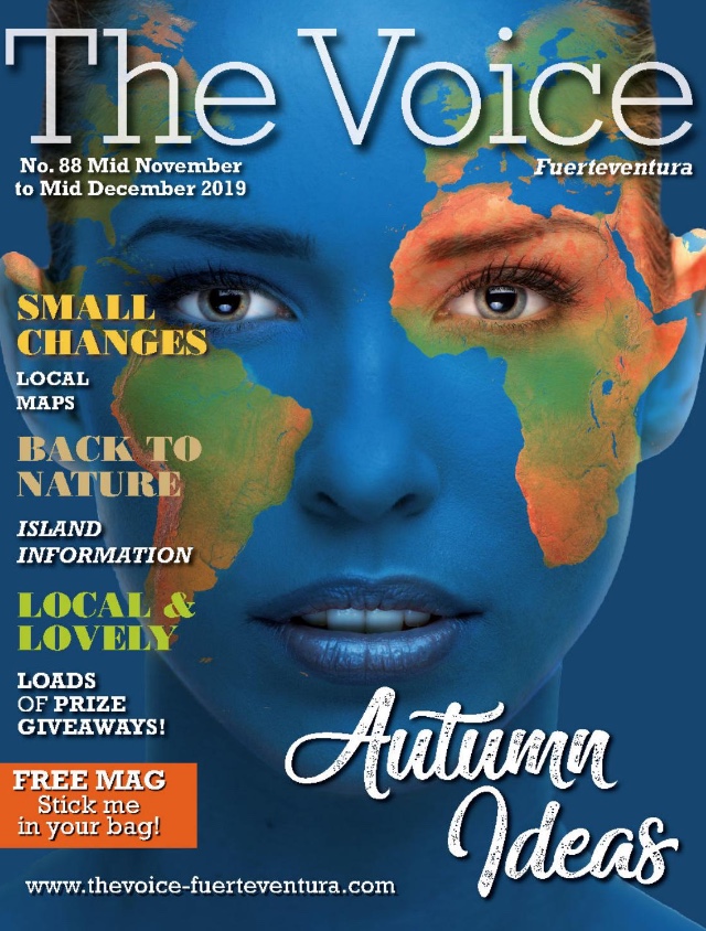 the voice Fuerteventura November 2019 Front Cover