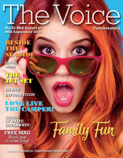The Voice Fuerteventura August 2019 Front Cover