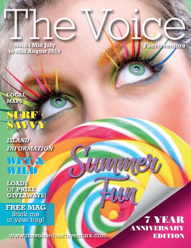 The Voice Fuerteventura July 2019 Front Cover