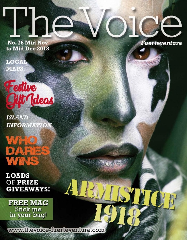 The Voice Fuerteventura November 2018 Front Cover